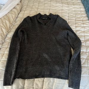 Express gray quarter zip